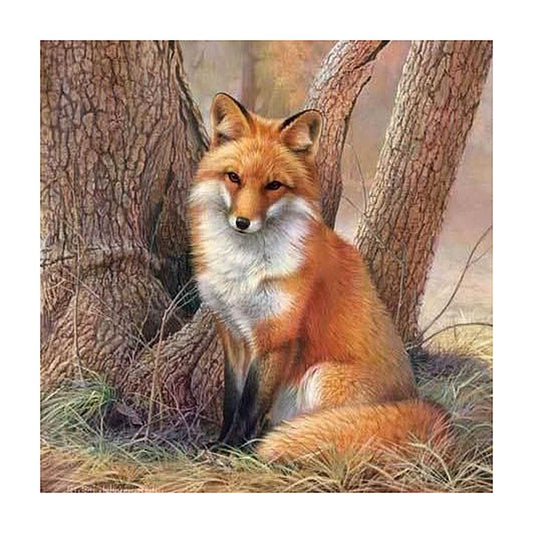 Fox - Full Round Drill Diamond Painting 30*30CM