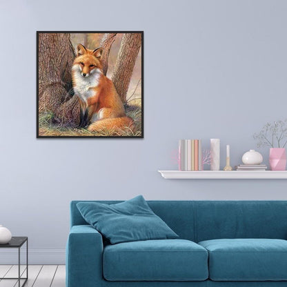 Fox - Full Round Drill Diamond Painting 30*30CM