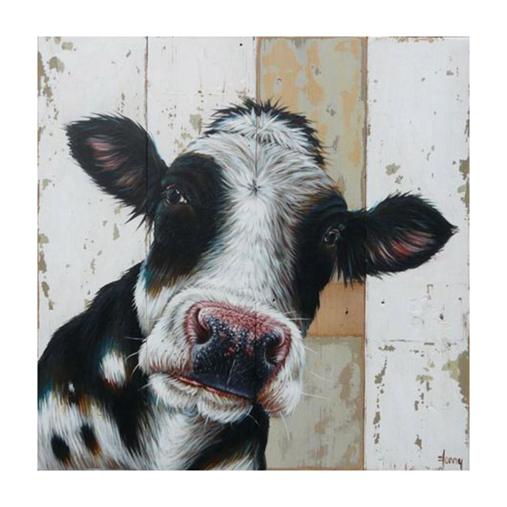 Cow - Full Round Drill Diamond Painting 30*30CM