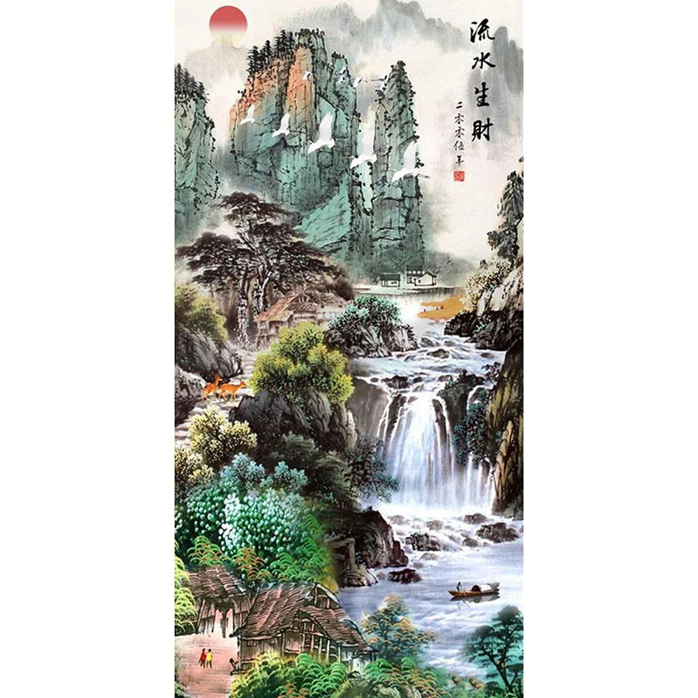 Landscape - Full Round Drill Diamond Painting 85*45CM