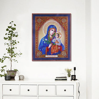 Religion - Special Shaped Drill Diamond Painting 34*40CM