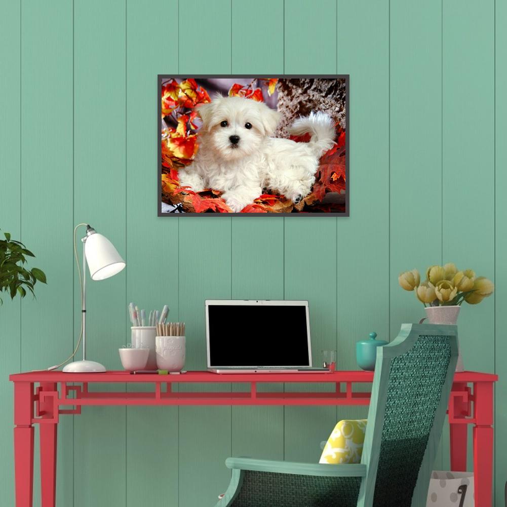 Dog - Full Round Drill Diamond Painting 40*30CM