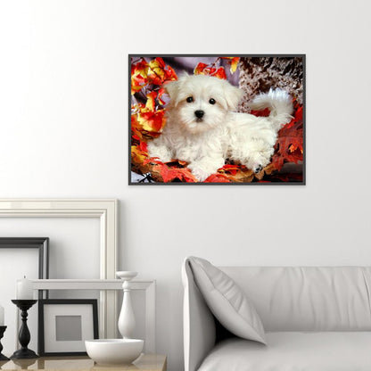 Dog - Full Round Drill Diamond Painting 40*30CM