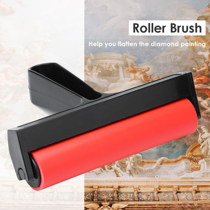 Rubber Roller Brush DIY Diamond Painting Brushing Craft Drawing Tools (L)