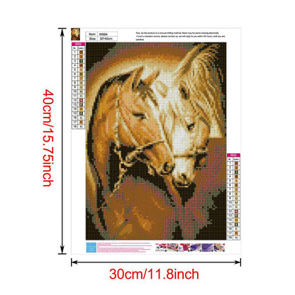 Animals - Full Round Drill Diamond Painting 40*30CM