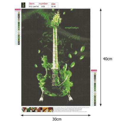 Guitar - Full Round Drill Diamond Painting 40*30CM