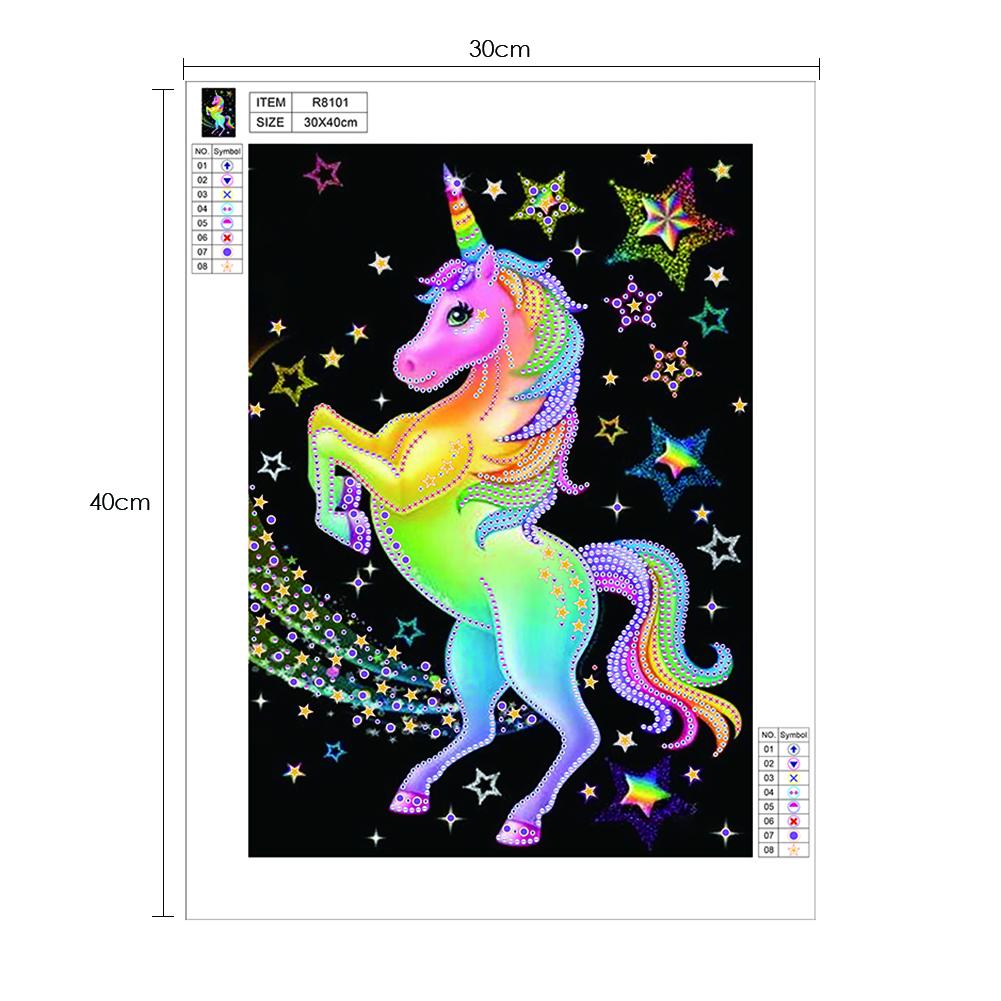 Horse - Special Shaped Drill Diamond Painting 30*40CM