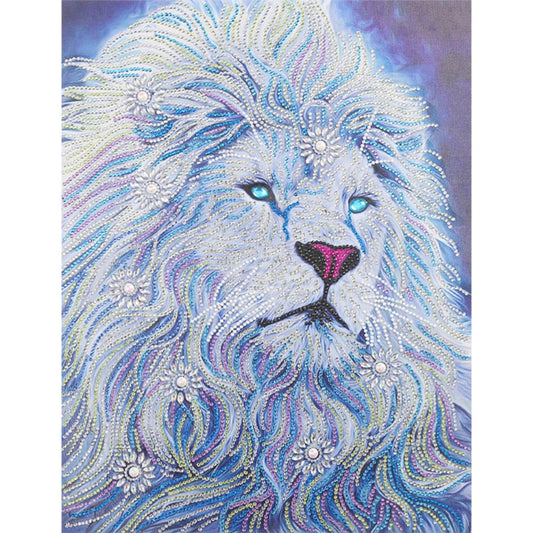Lion - Special Shaped Drill Diamond Painting 40*50CM