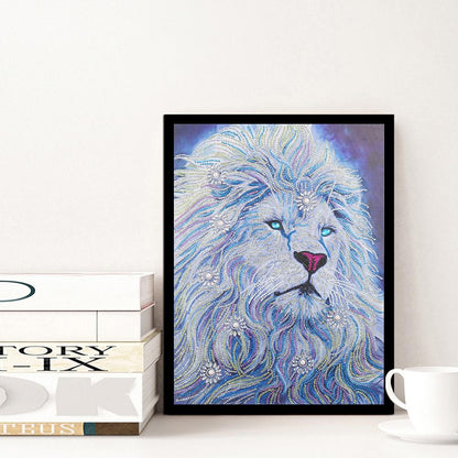 Lion - Special Shaped Drill Diamond Painting 40*50CM