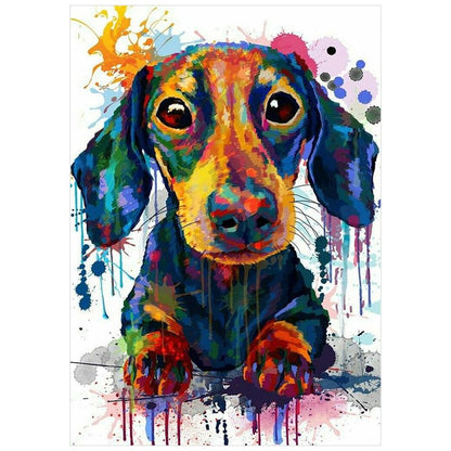 Dog - Full Round Drill Diamond Painting 30*40CM