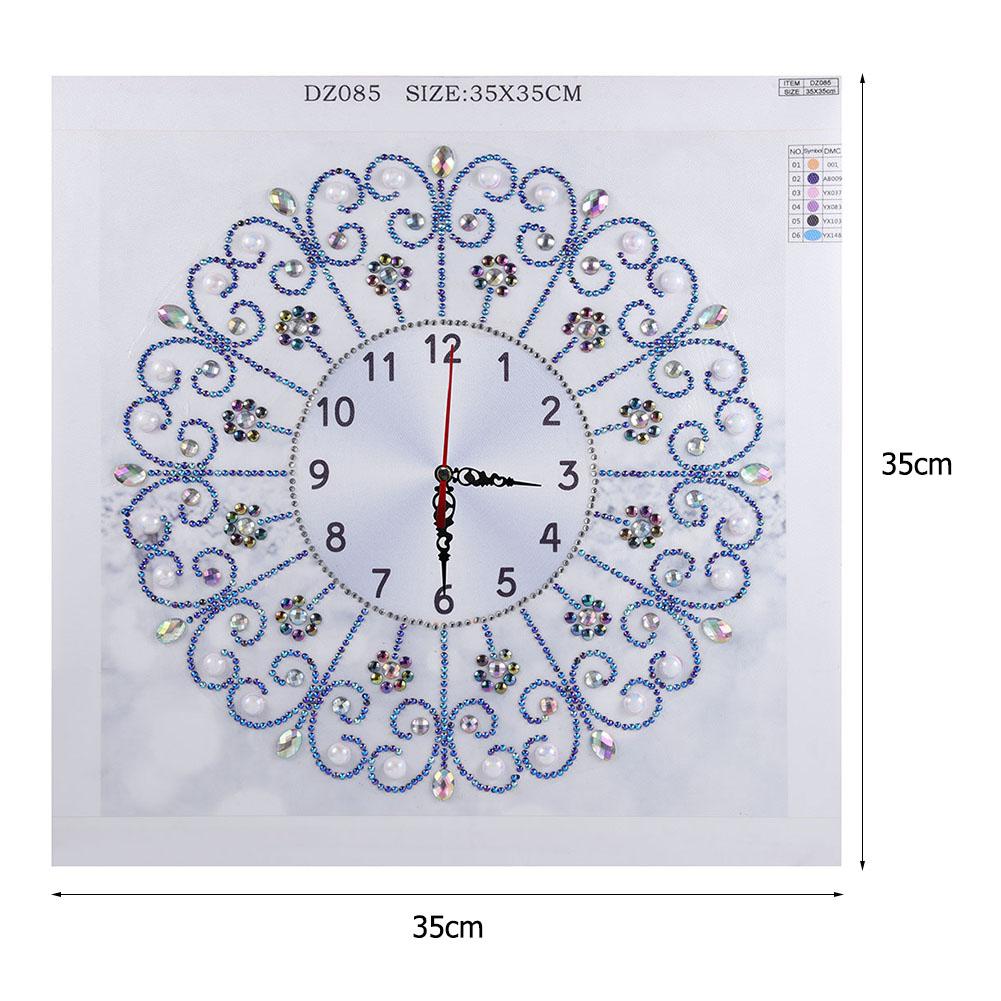 5D DIY Special Shaped Diamond Painting Clock Cross Stitch Mosaic Craft Kits