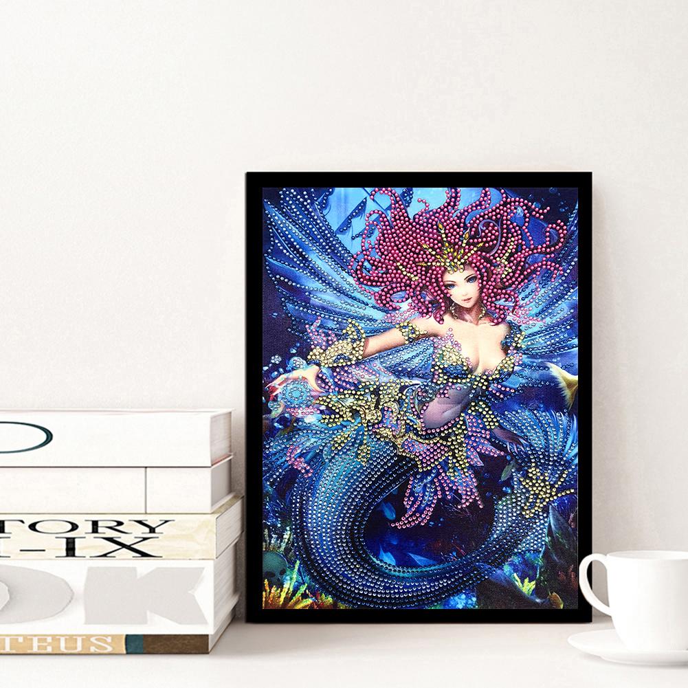 Fish Tail - Special Shaped Drill Diamond Painting 30*40CM