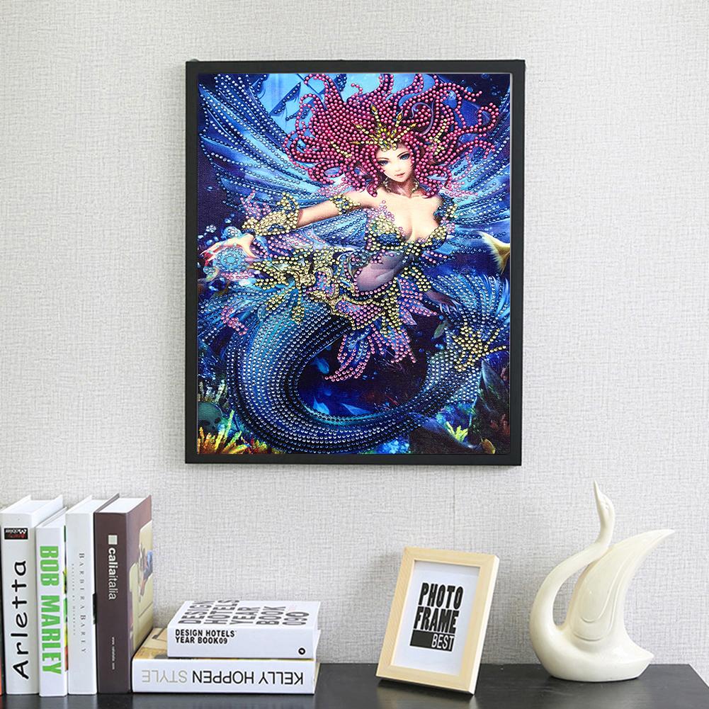 Fish Tail - Special Shaped Drill Diamond Painting 30*40CM