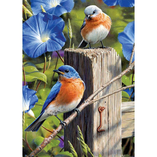 Bird - Full Round Drill Diamond Painting 40*30CM