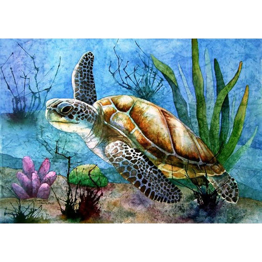 Sea Turtle - Full Square Drill Diamond Painting 40*30CM