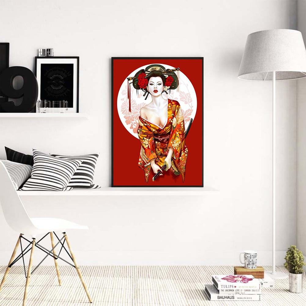 Geisha - Full Round Drill Diamond Painting 30*40CM