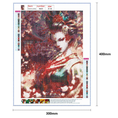 Geisha - Full Round Drill Diamond Painting 30*40CM