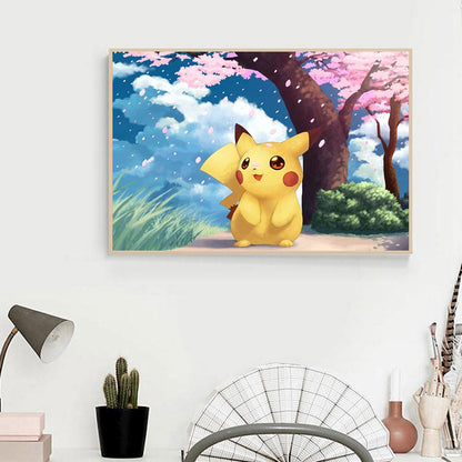 Pikachu - Full Round Drill Diamond Painting 30*40CM