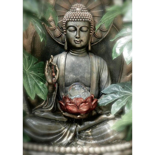 Buddha Statue - Full Round Drill Diamond Painting 30*40CM