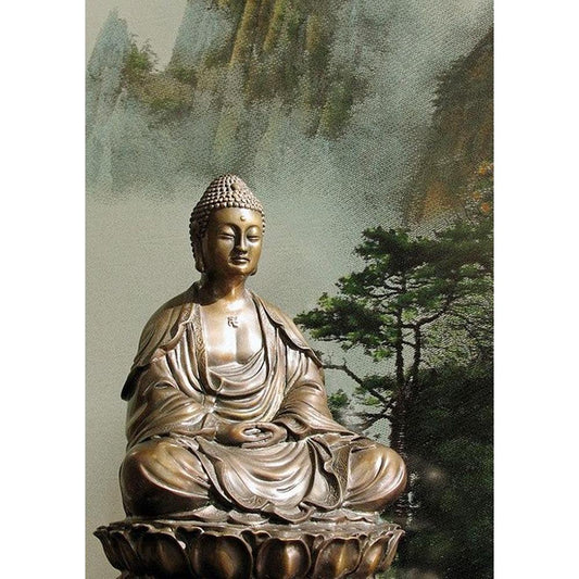 Buddha Statue - Full Round Drill Diamond Painting 30*40CM