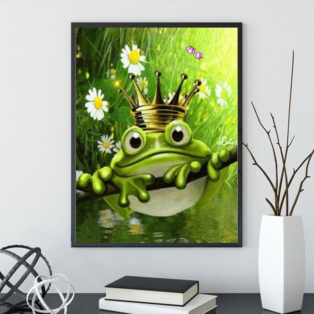 Frog - Full Round Drill Diamond Painting 40*30CM