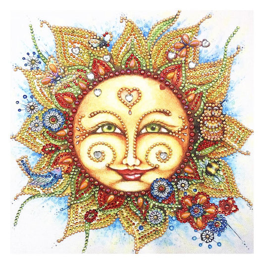 Sun - Full Round Drill Diamond Painting 30*30CM