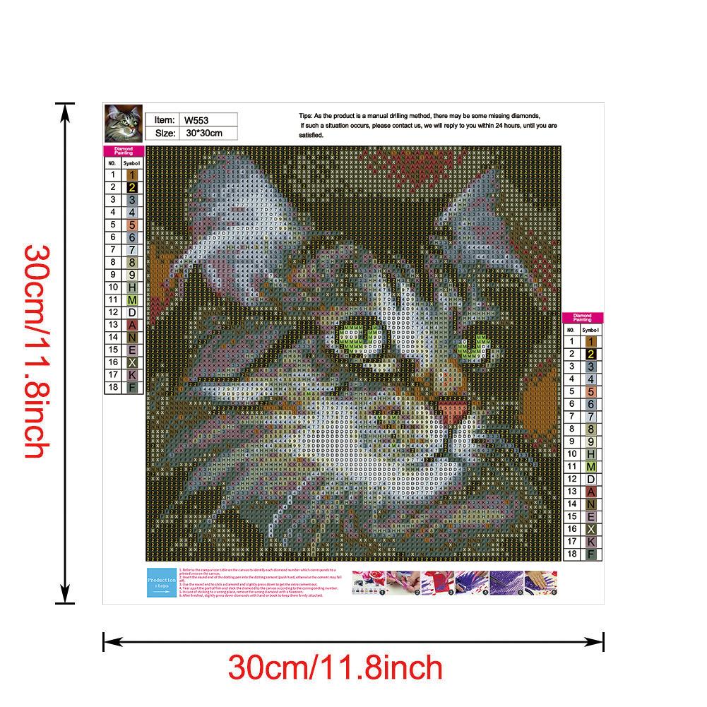 Animal - Full Round Drill Diamond Painting 30*30CM