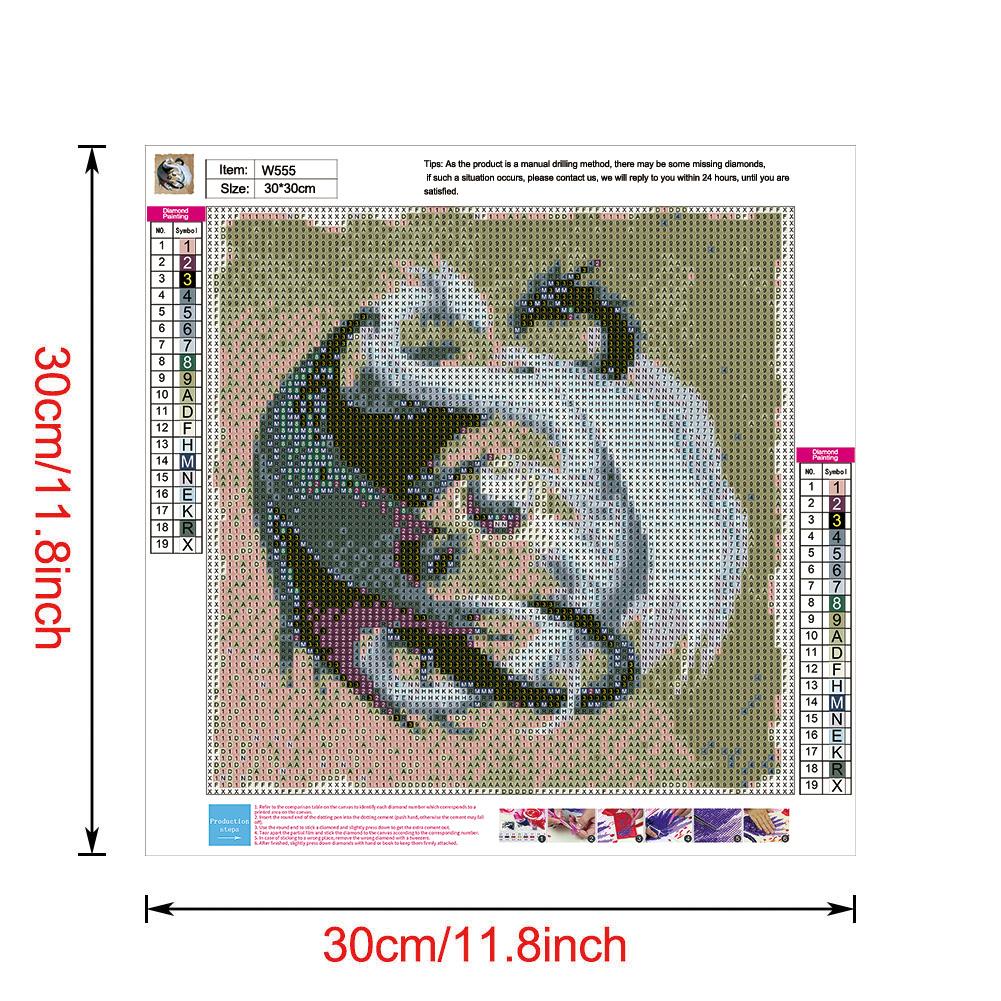 Animal - Full Round Drill Diamond Painting 30*30CM