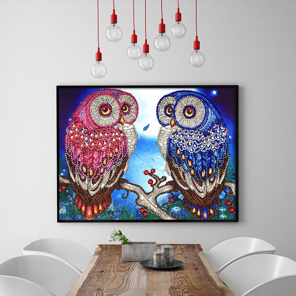 Bird - Special Shaped Drill Diamond Painting 30*40CM