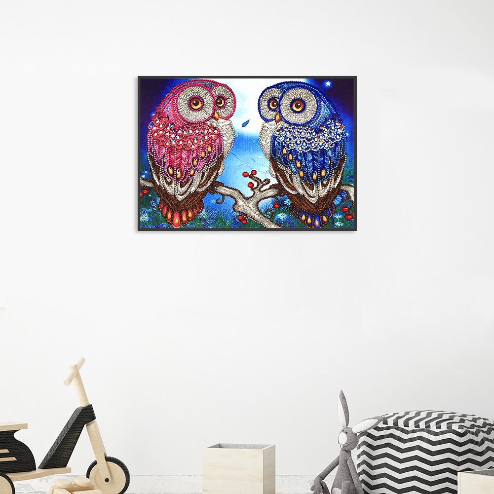 Bird - Special Shaped Drill Diamond Painting 30*40CM