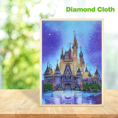 Castle - Special Shaped Drill Diamond Painting 30x40CM