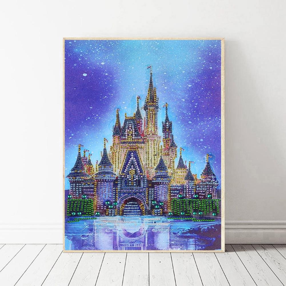Castle - Special Shaped Drill Diamond Painting 30x40CM