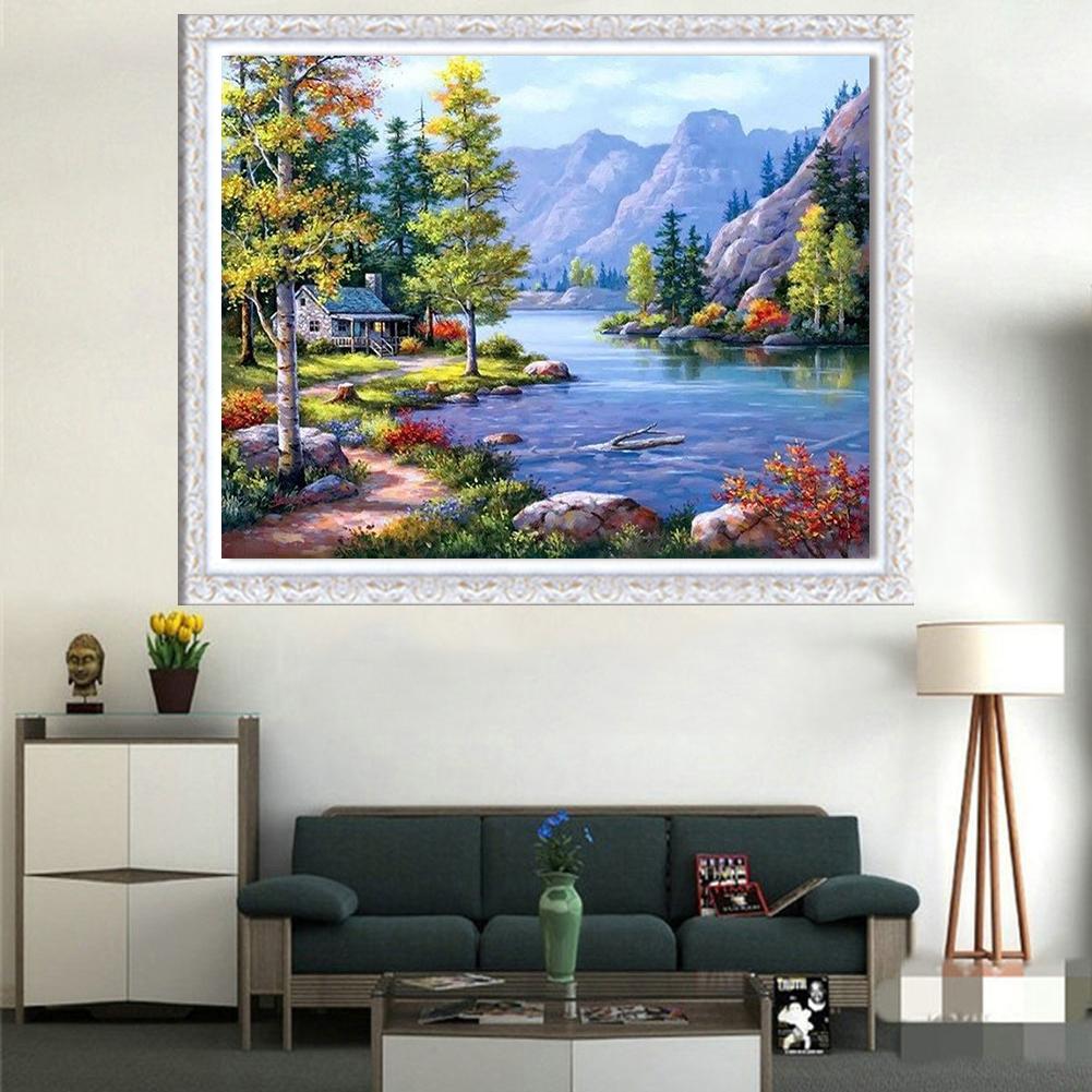 Scenery - Full Round Drill Diamond Painting 40*30CM