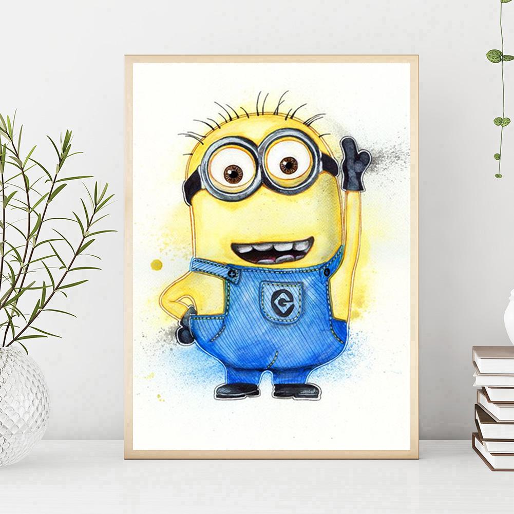 Minions - Full Round Drill Diamond Painting 30*40CM