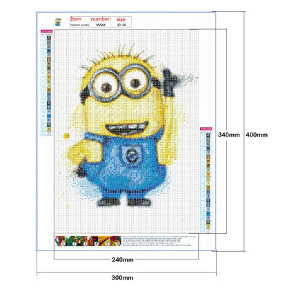 Minions - Full Round Drill Diamond Painting 30*40CM