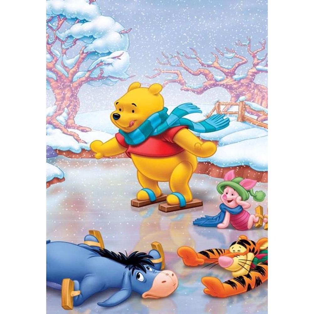 Winnie Pooh - Full Round Drill Diamond Painting 30*40CM