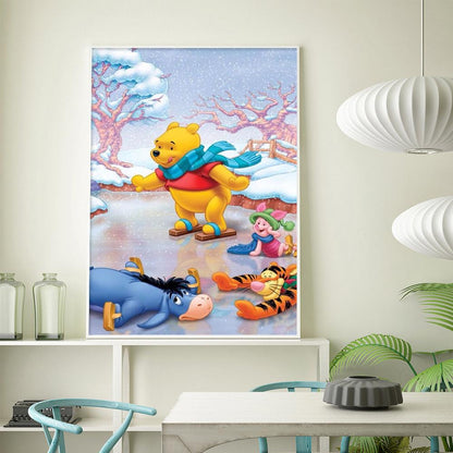 Winnie Pooh - Full Round Drill Diamond Painting 30*40CM