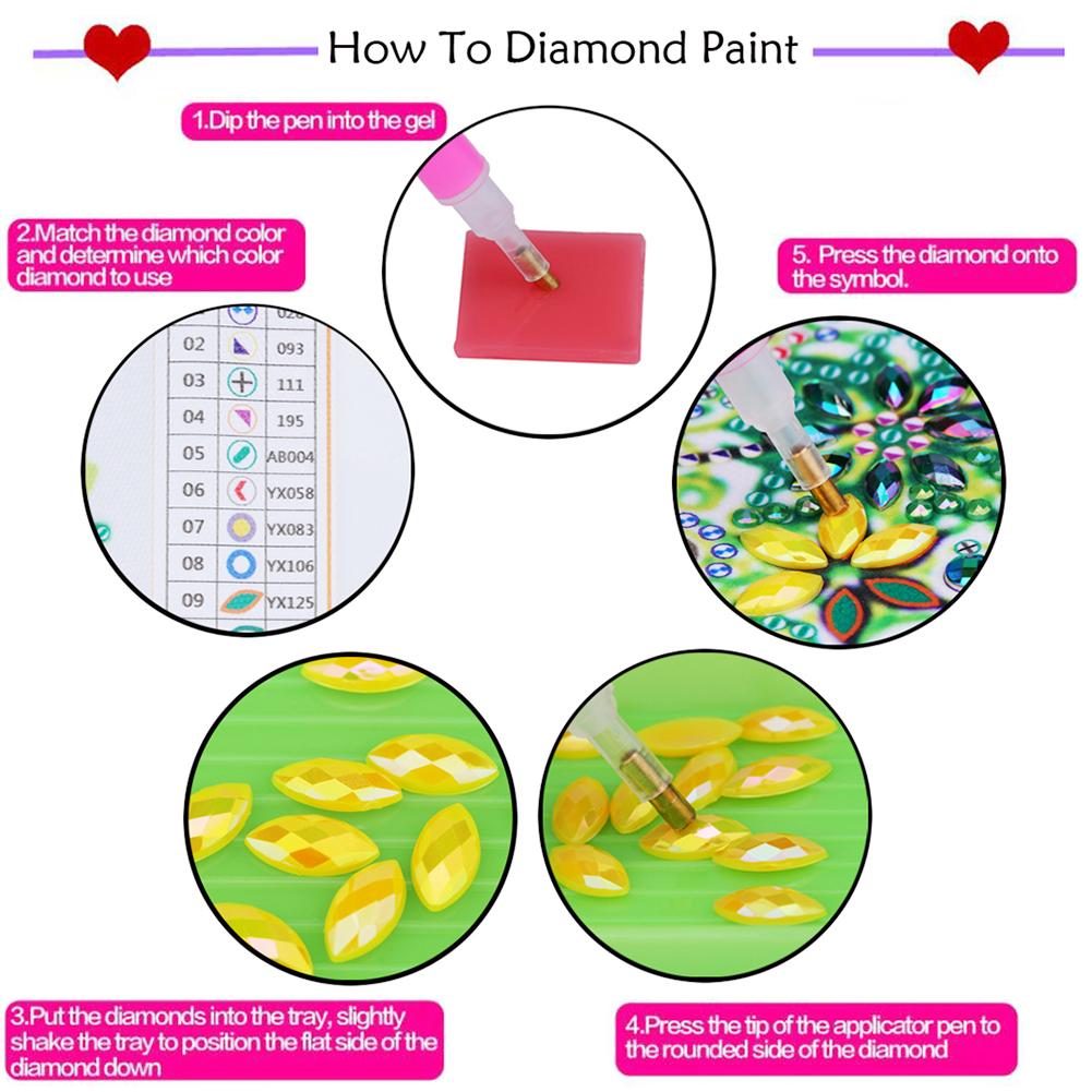 Tree - Special Shaped Drill Diamond Painting 30*30CM