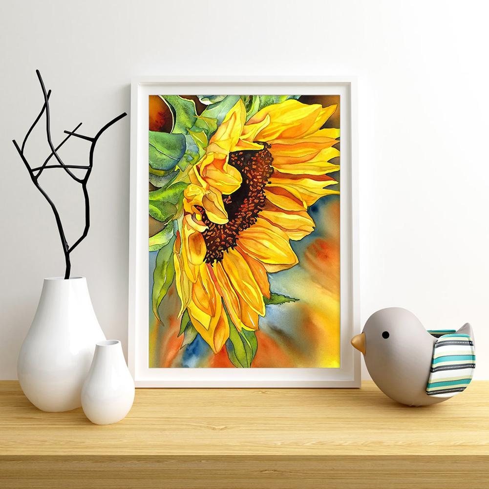 Sunflower - Full Round Drill Diamond Painting 30*40CM