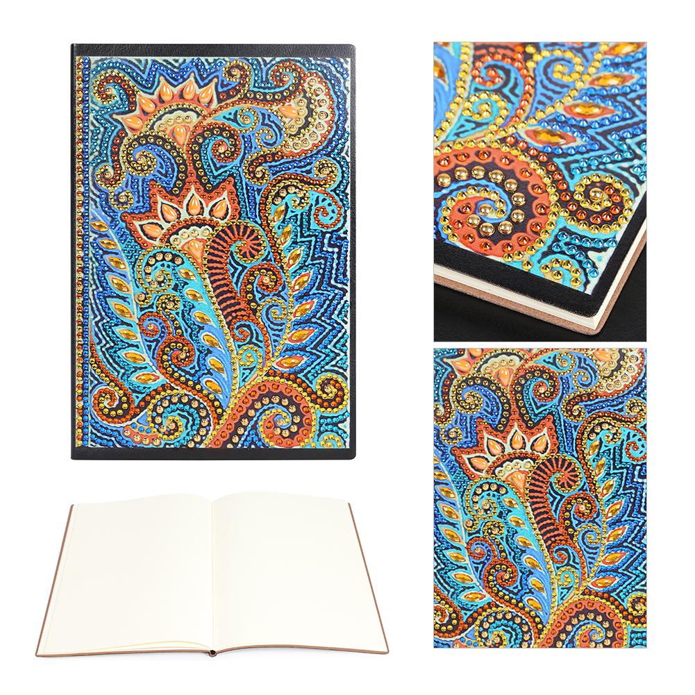 DIY Mandala Special Shaped Diamond Painting 50 Pages A5 Sketchbook Notebook
