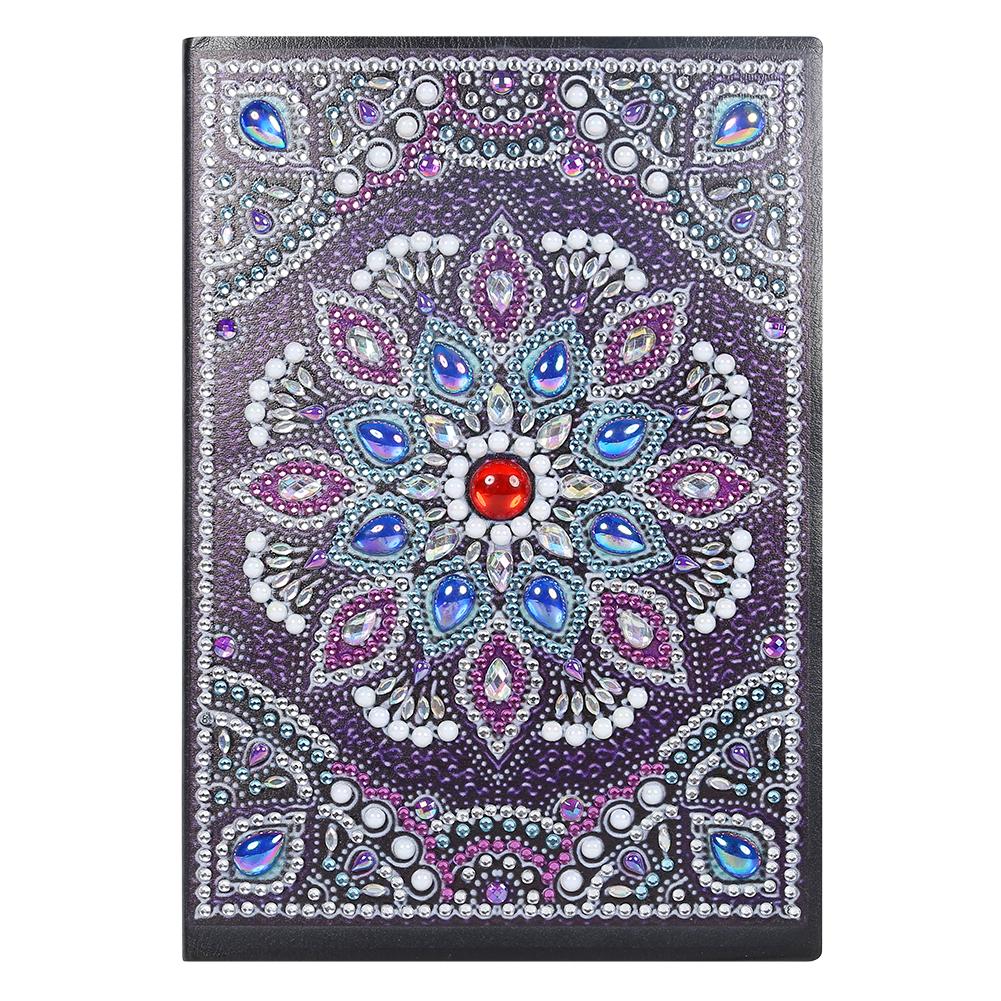 DIY Mandala Special Shaped Diamond Painting 50 Pages A5 Notebook Notepad