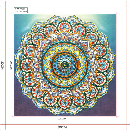 Datura - Special Shaped Drill Diamond Painting 30*30CM