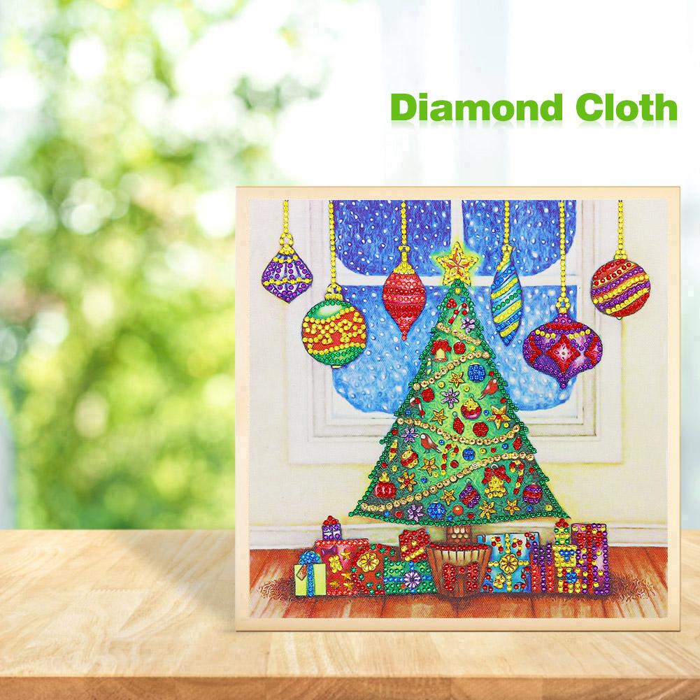 Christmas Tree - Full Round Drill Diamond Painting 30*30CM