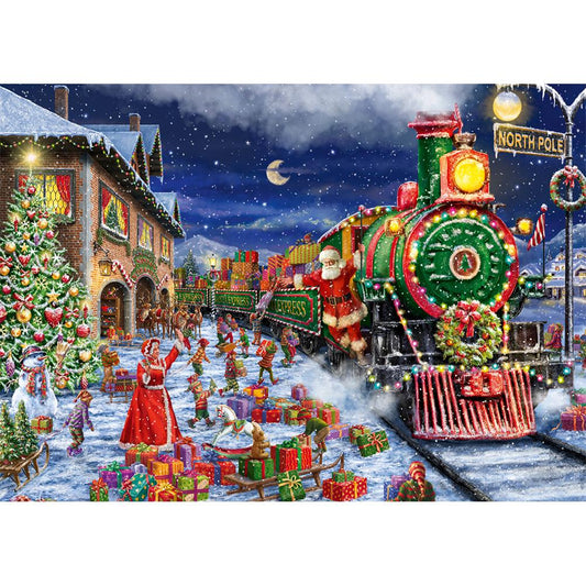 Santa Claus - Full Round Drill Diamond Painting 40*30CM