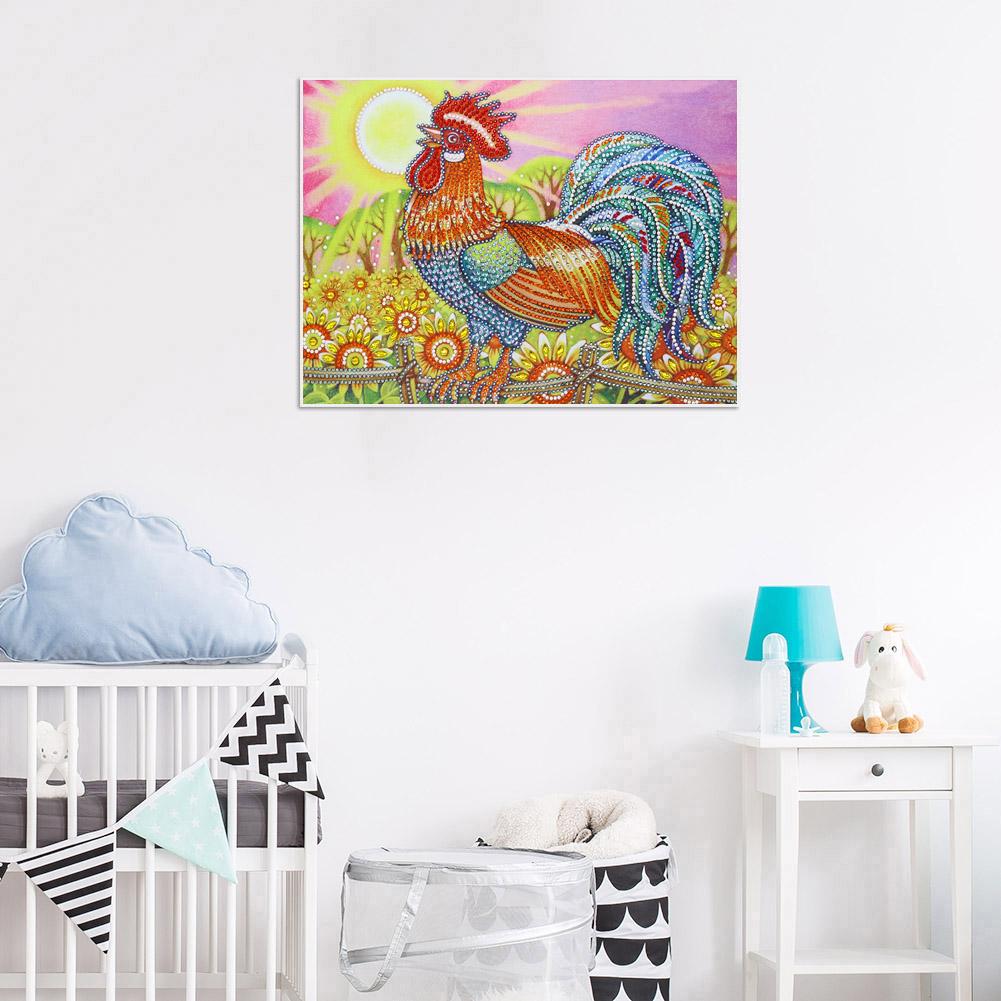 Chicken - Special Shaped Drill Diamond Painting 30*40CM
