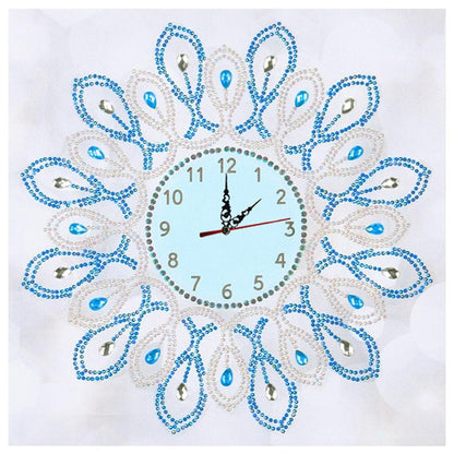 Geometric Clock - Special Shaped Drill Diamond Painting 35*35CM