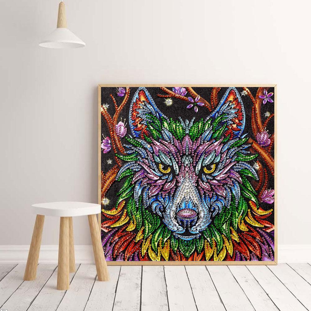 Wolf - Special Shaped Drill Diamond Painting 30*30CM