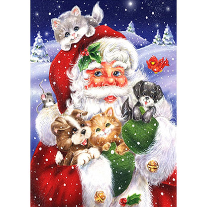 Santa Claus - Full Round Drill Diamond Painting 40*30CM