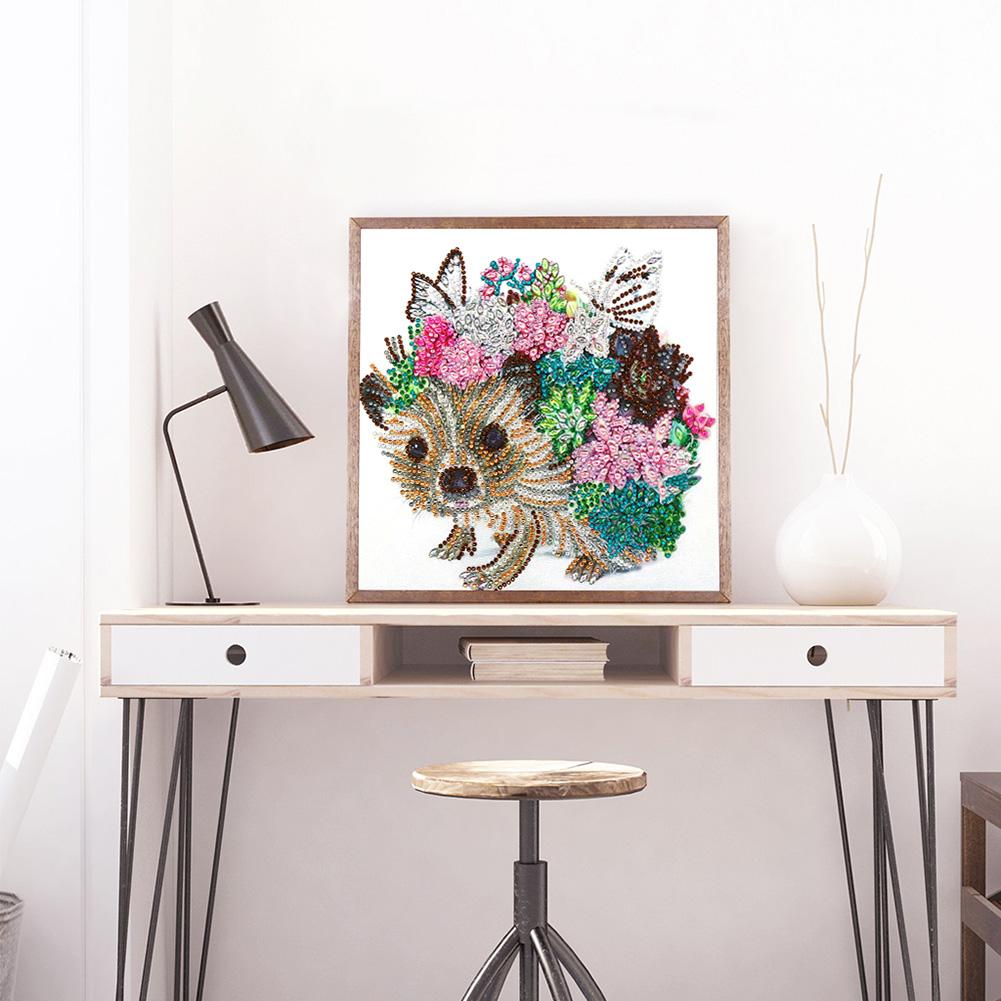 Dog - Special Shaped Drill Diamond Painting 30*30CM