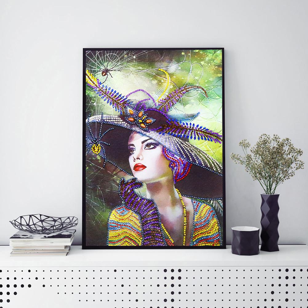 Beauty - Special Shaped Drill Diamond Painting 30*40CM